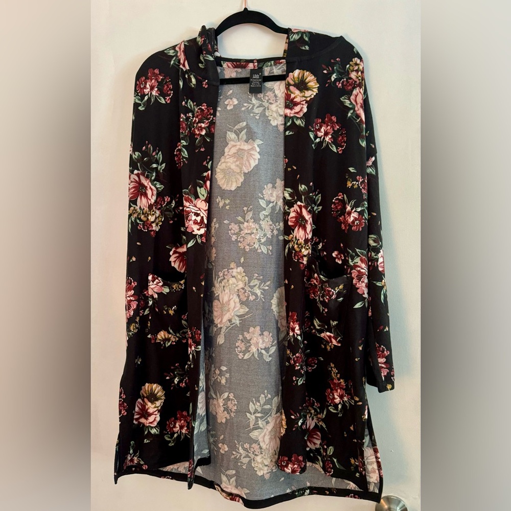 NWOT hooded cardigan w/ pockets